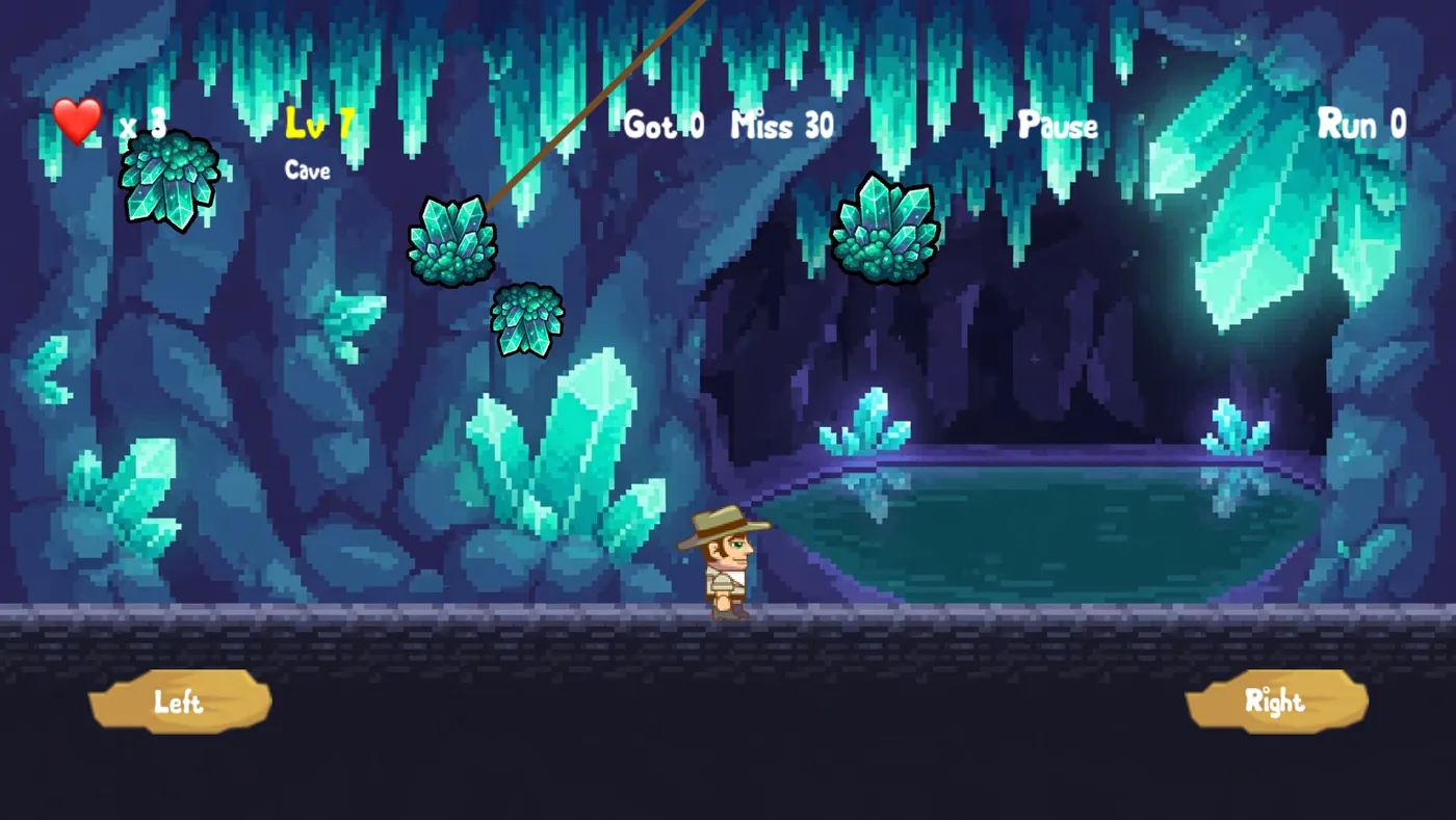 Level 7, the cave